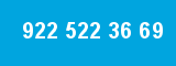 922 522 36 69 922 522 36 69